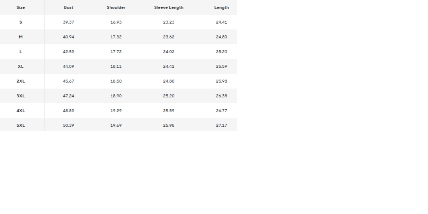 Sizing Chart for Roadmaster – Throttle Brown and Midnight Black