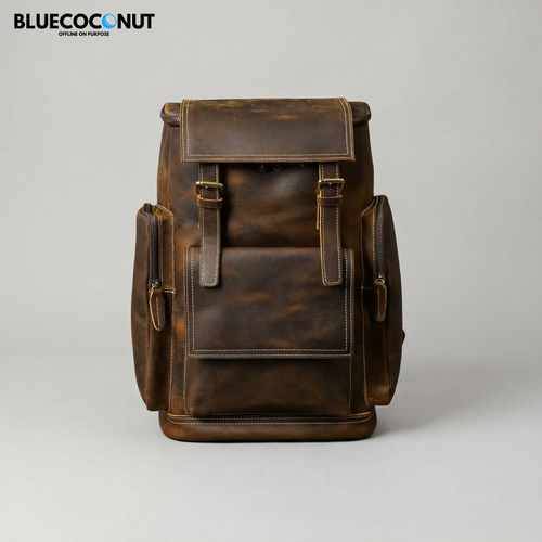 Outrider Leather Expedition Backpack