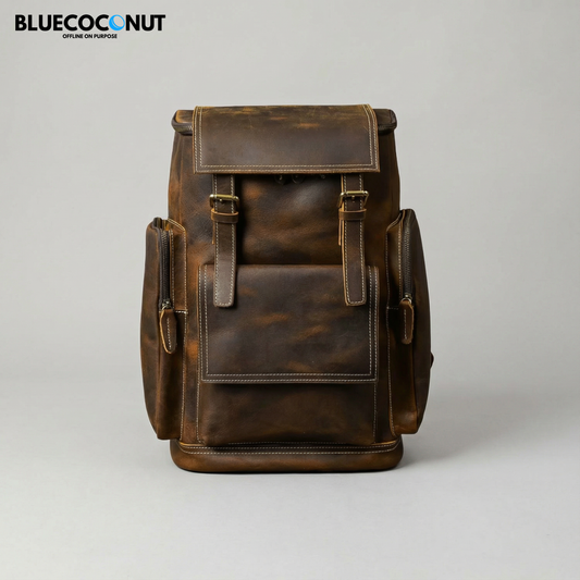 Outrider Leather Expedition Backpack