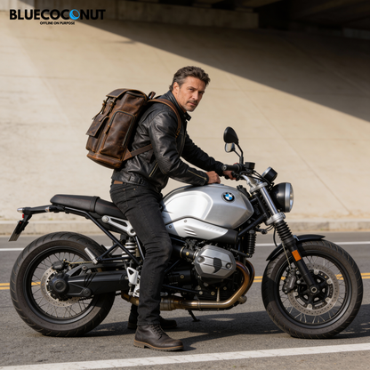 Outrider Leather Expedition Backpack