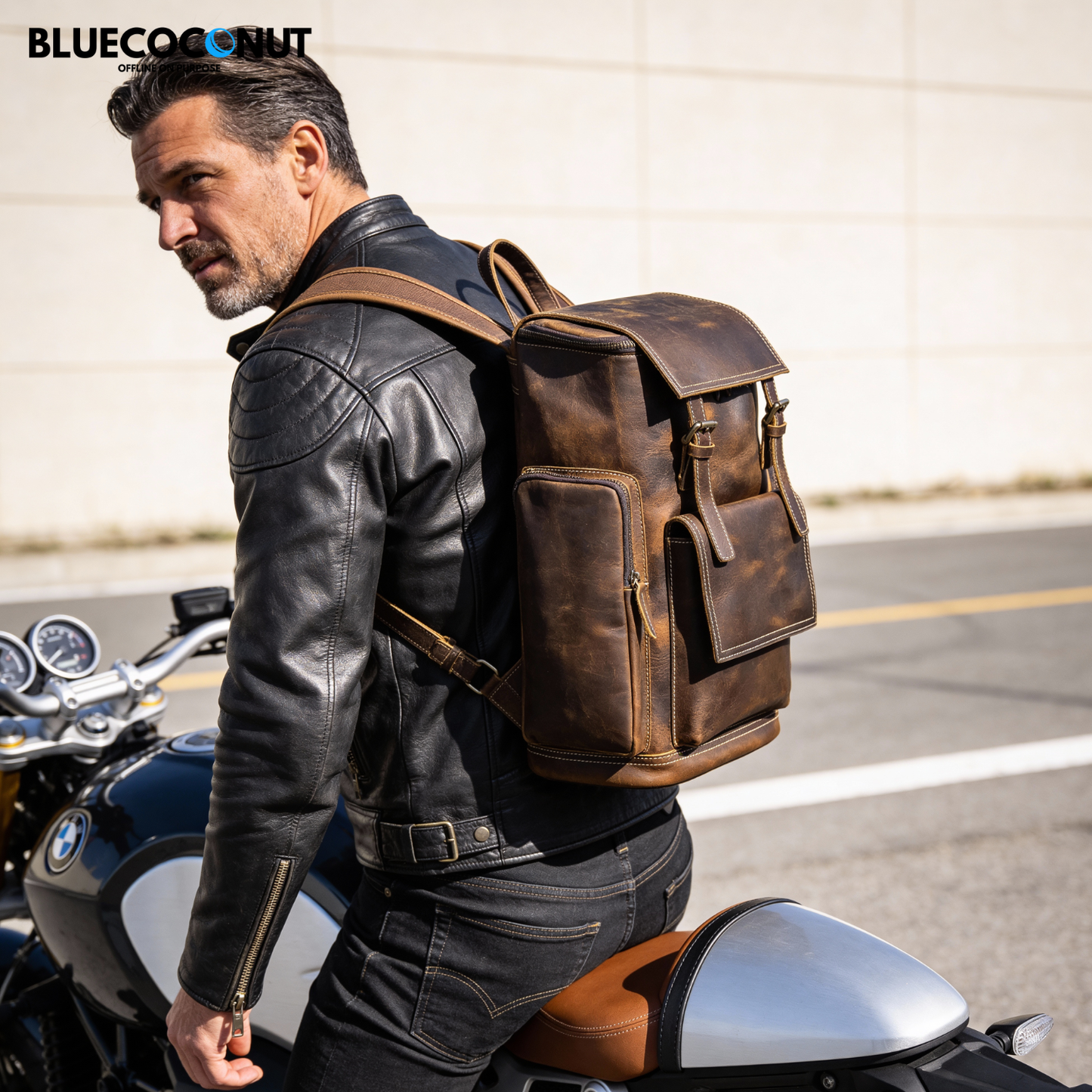 Outrider Leather Expedition Backpack